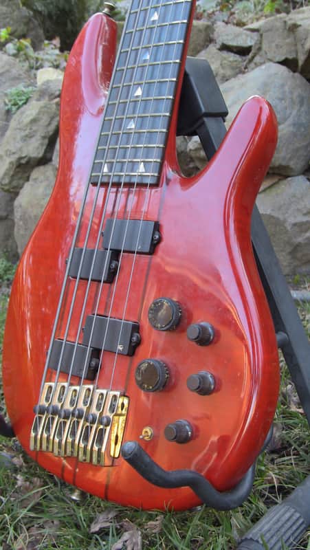 Peavey TL-6 Neck Thru  Red image 1