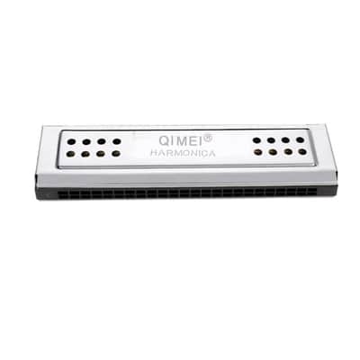 Key of C&G 2-in-1 Tremolo Harmonica 24 Holes with 48 Reeds Double Harp image 3