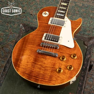 1992 Orville by Gibson LPS-T Les Paul Standard Made in Japan "Tiger" w/Gibson USA pickups image 7
