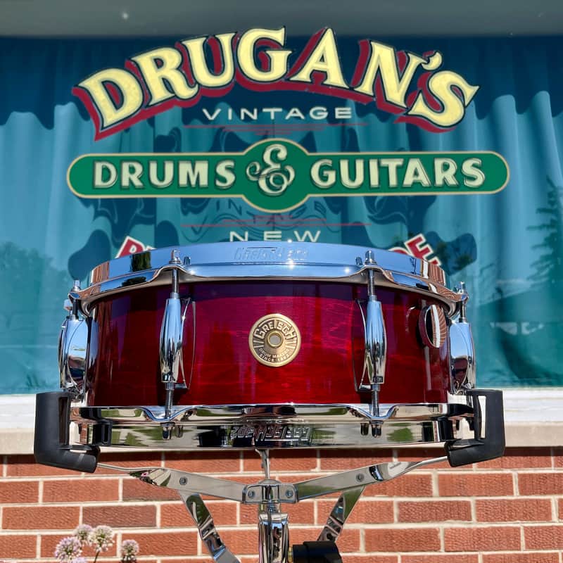Custom Gretsch USA Custom Ridgeland 5x14 Maple Snare Drum Rosewood Gloss GRGL0514S8CL image 1