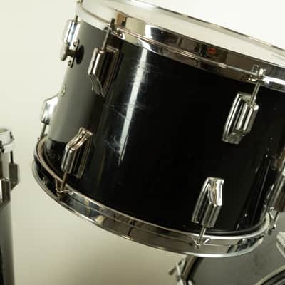 1960s Rogers Jet Black Pearl "Headliner" 14x20 9x13 and 16x16 Drum Set image 8