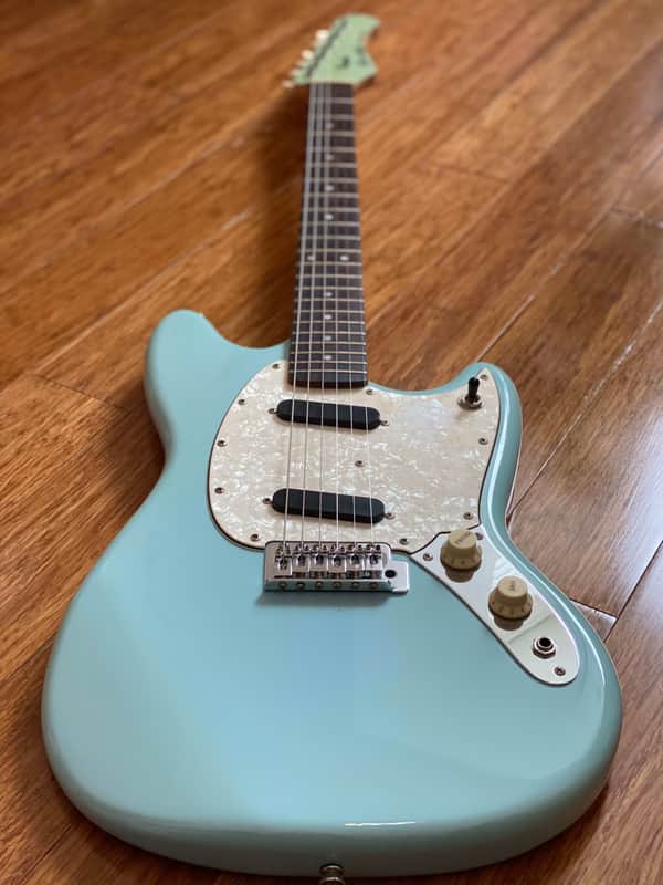 Bacchus Mustang Sonic Blue with Matching Headstock BMS-1R Universe