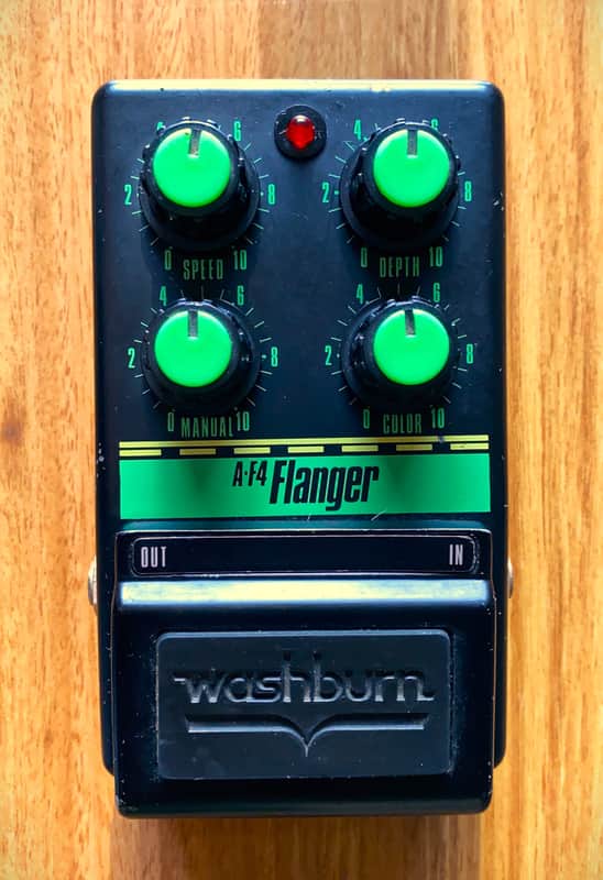 Super Rare Vintage Washburn A-F4 Flanger Pedal 1980s Made in Japan FREE Shipping! image 1