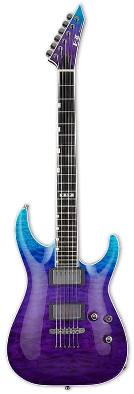 ESP E-II HORIZON NT-II Blue Purple Gradation w/Case (B Stock) image 1