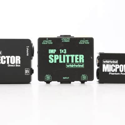 Whirlwind SP1X3 IMP 1x3 Mic Splitter & Director DI Micpower Phantom Power #46666 image 2
