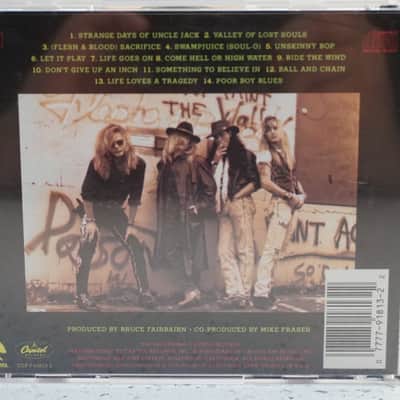 Poison Flesh & Blood CD Capitol 1990 Glam Rock Metal image 2