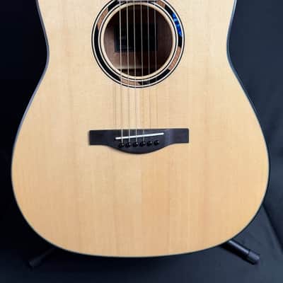 Yamaha TAG1E TransAcoustic Dreadnought Acoustic-Electric Guitar Gloss Natural w/ Soft Case image 2