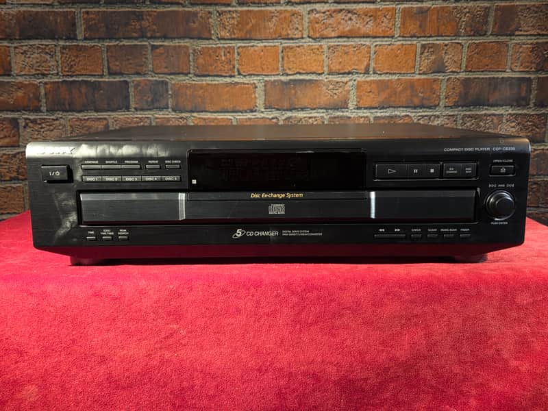 Sony CDP-CE335 CD Player & 5-Disc CD Changer
