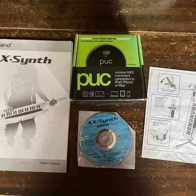 Roland AX-Synth 49-Key Shoulder Synthesizer with Stand and PUC wireless midi unit image 4