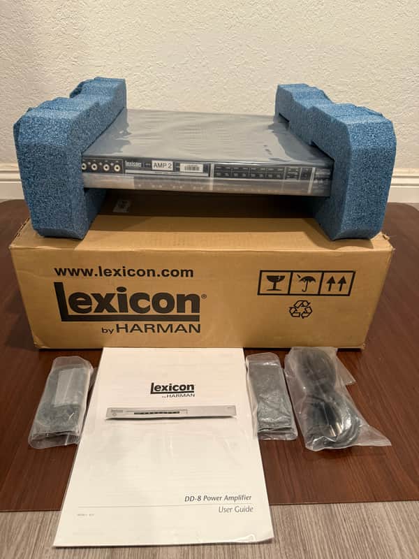 LEXICON  DD-8 Eight Channel Multi-Room Power Amplifier Sealed NOS image 1