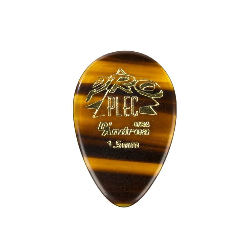 D'Andrea PRO-354 Pro Plec, Round, Teardrop 12-Piece Shell, 1.5...