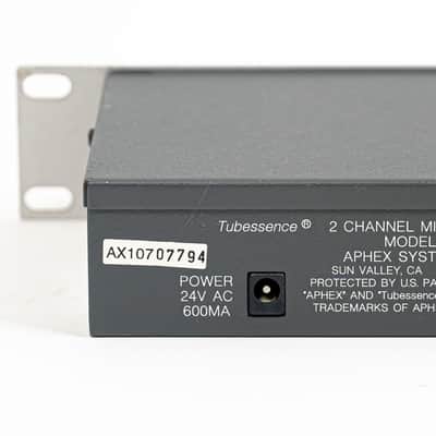 Aphex Model 107 Dual-Channel Tube Microphone Preamplifier w/ Tubessence Technology, Power Supply image 7