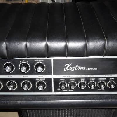 Vintage 1972 Kustom K250-4 Solid State 250 Watt Tuck & Roll Head! image 17