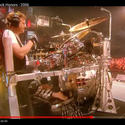 Rick Allen's 1999 Def Leppard Euphoria Tour DW / Hart Drum Set (#1). Autographed by the whole band. Authenticated! image 2