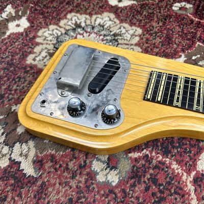 Gibson EH-500 Skylark Korina Lap Steel & Hard Case Mid 1960's w/ GA-5T Skylark Tube Amplifier image 8