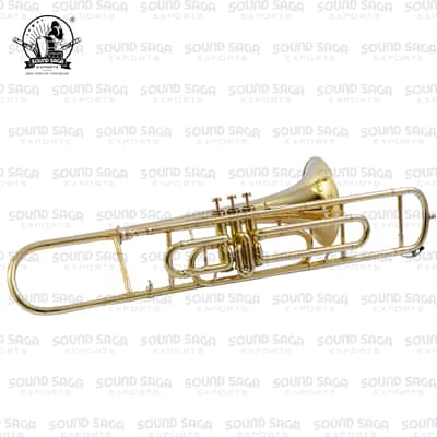SOUND SAGA® Valve Trombone With All Accessories Including Mouthpiece & Case. image 3