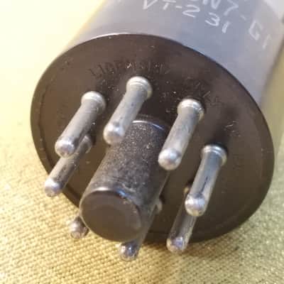 RCA perfect Matched Pair (2) VT-231 tNOS AT1000 TESTED Vacuum Tubes WWII military JAN-CRC-6SN7-GT dual triode 1941-1948 image 24