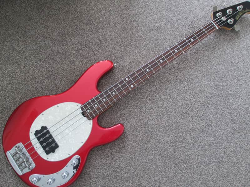 Music Man Stingray 4 string bass - Limited Edition 2004 red | Reverb