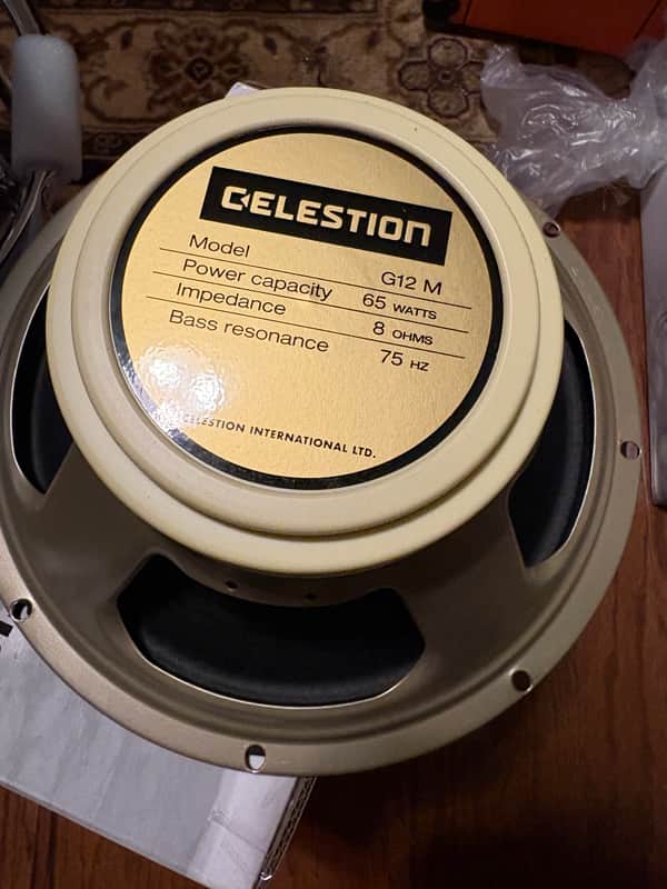 Celestion G12M-65 12" Classic Series Creamback 65W 8 Ohm Speaker 2010s - Cream image 1