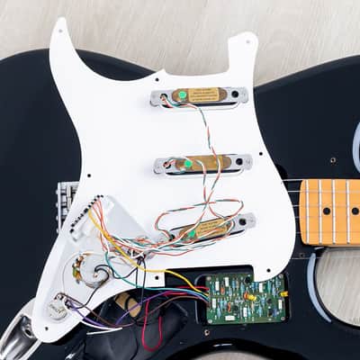2000 Fender Stratocaster ‘54 Vintage Reissue ST54-95LS Blackie Specs, Near-Mint w/ USA Lace Sensors, Japan CIJ image 18