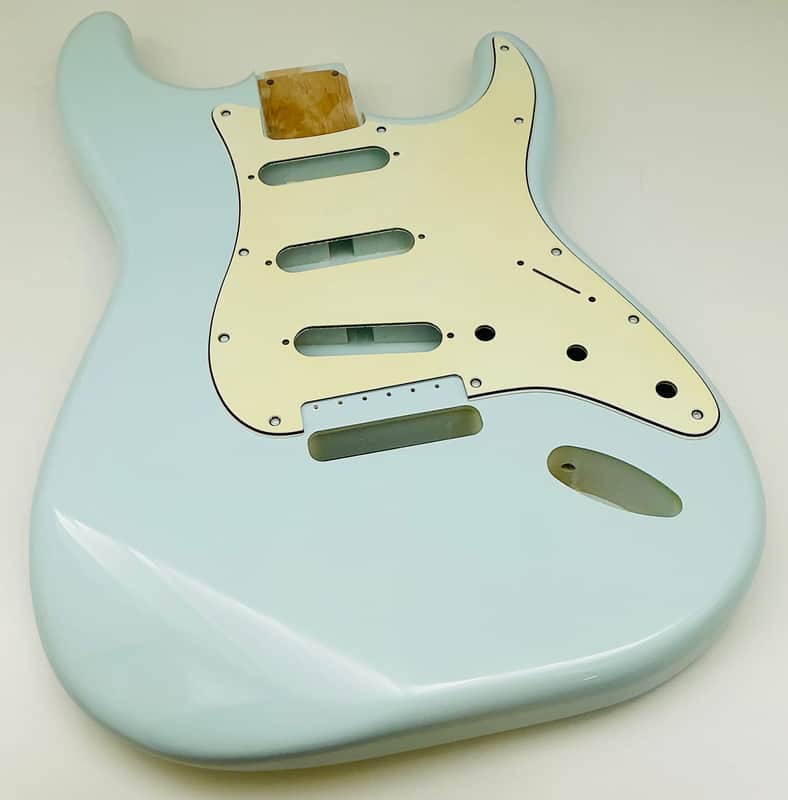 Show Me Nitro Finishes 4lbs 2oz Nitro Lacquer S-Style - Faded Sonic Blue image 1