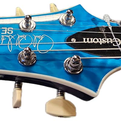 PRS SE Custom 24-08 Quilt Top Lake Blue image 4