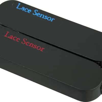 Lace Sensor Dually Red/Blue bridge pickup - black image 3