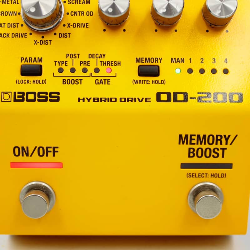 Boss OD-200 Hybrid Drive With Original Box Power Supply Guitar