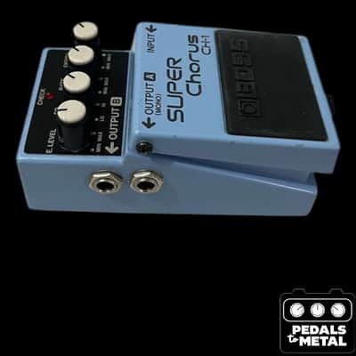 Boss CH-1 Super Chorus (Dark Gray Label) 2001 - Present - Blue - X18517 image 4