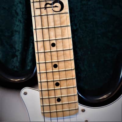 Borealis Strat - Black & White Burst image 2