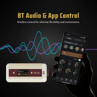 Hotone Multifunctional Modern Mini Modeling Amplifier BT Guitar Bass IR Cabinets with Multi FX Mobile APP image 5