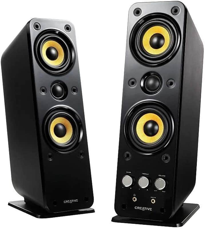 CREATIVE - GigaWorks T40 - 2.0 Speaker System - 32 W RMS - Glossy Black image 1