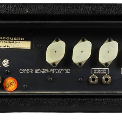 Acoustic Model 450 Solid State Electric Guitar Bass Amplifier Head image 6
