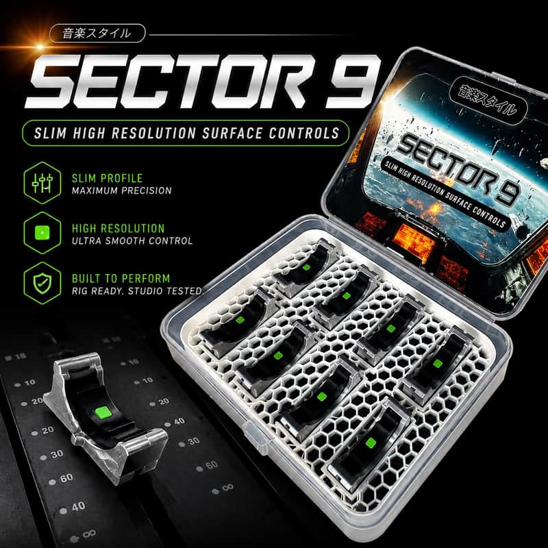 Avid S1 - Sector 9 - Silver Fader Kit image 1