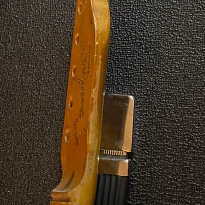 Fender Clive Brown Broadcaster Neck 1950 Blackguard Copy Fender Custom Shop Black Guard Heavy Relic Neck Vintage Masterbuilt Dale Wilson Nachocaster Quality 1951 1952 1953 1954 Danny Gatton Nacho Julian Lage Vibe Nitro Finish image 11