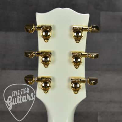 Epiphone Inspired by Gibson Custom 1959 ES-355 - Classic White with Hard Shell Case image 8