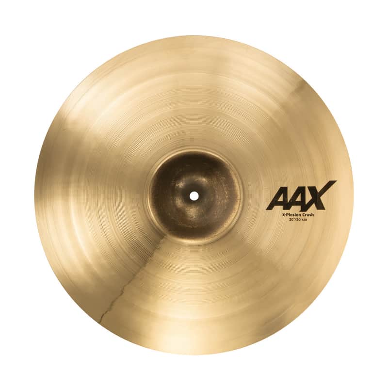 Sabian 20-inch AAX X-Plosion Crash Cymbal with B20 Bronze and Medium-Thin Weight with Bright Explosive Sound image 1