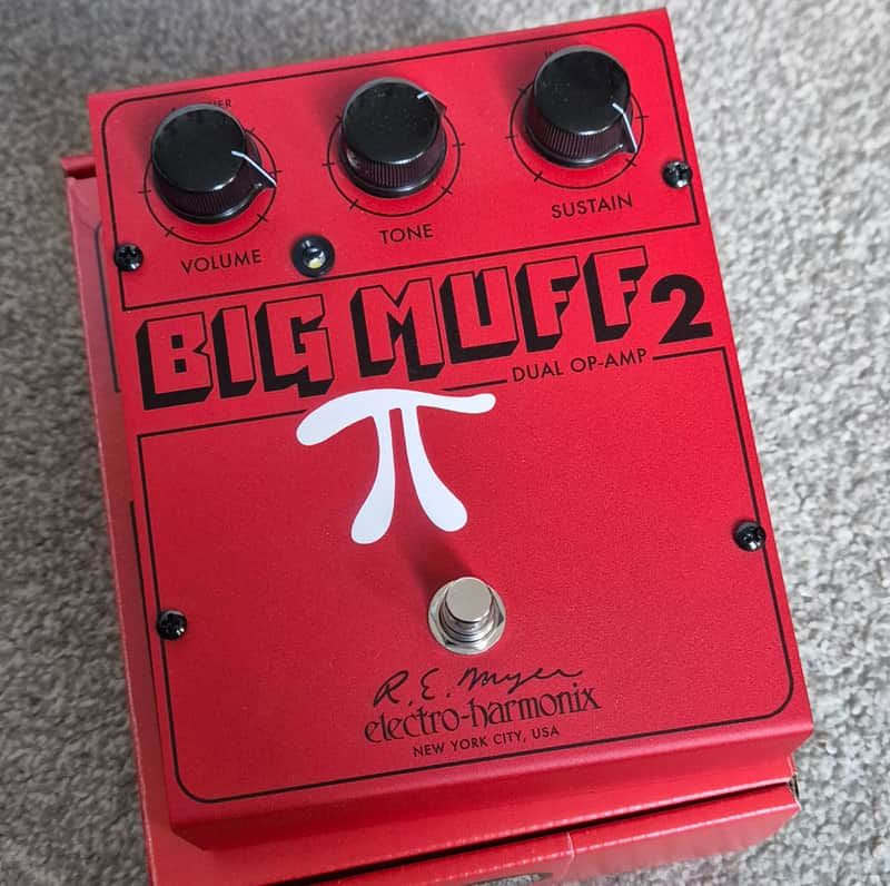 Electro-Harmonix / JHS Big Muff 2 Dual Op-Amp Fuzz 2025 - Red image 1