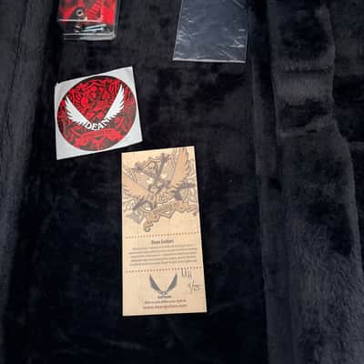 Dean STRADI VMNT-CBK Dave Mustaine Signature V with Case 2010s - Classic Black image 21
