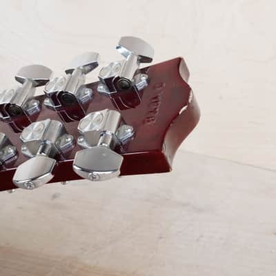 Univox Limited Edition Double Cutaway Junior Special Style MIJ 1970s Cherry Vintage Japan Jr  DC w/ Hard Case image 12