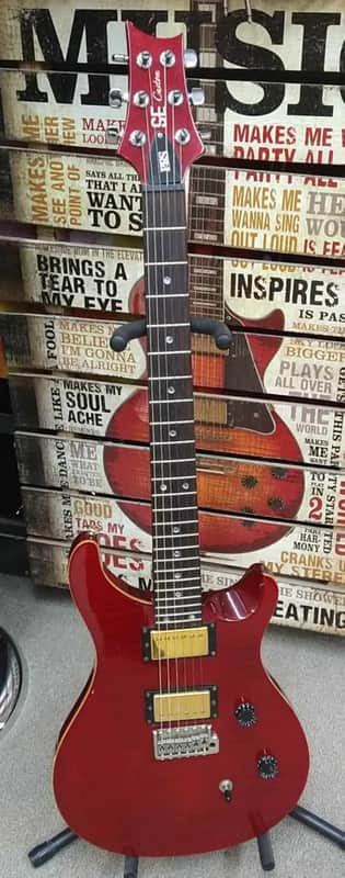 PRS SE Custom 24 Flat Top – “Transparent Ruby” Finish (Pre-2012) image 1