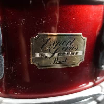 Pearl Export Series 14x5.5 Snare Drum – Red Wine Wrap – 8 Lug – ISS Era – Taiwan image 2