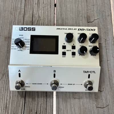 Boss DD-500 Delay 2015 - Present - White electric guitar multi effect delay image 2