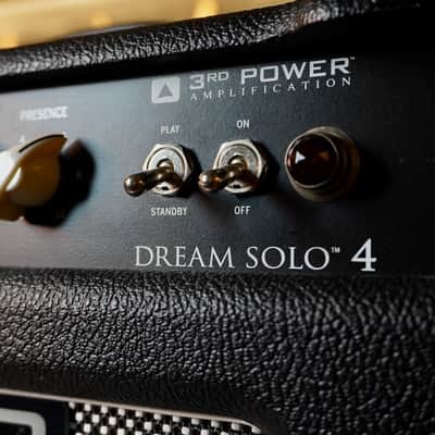 3 RD Power  Dream Solo 4 68’ Plexi Head  22 Watts Hand Wired  Black image 5