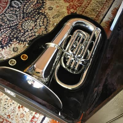 Besson Sovereign BE-981 Compensating EEb Tuba w/hard & soft cases image 3