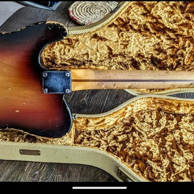 Fender Telecaster 1955 Sunburst Refin image 4