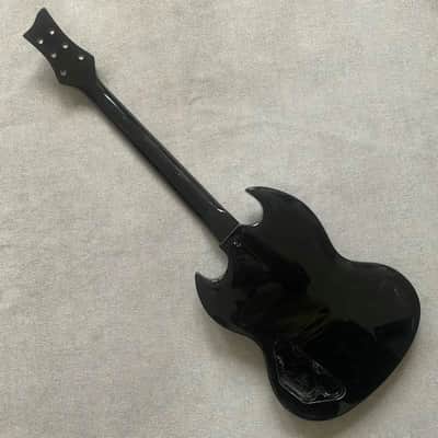 Black Palmer Glossy Black Guitar Basswood Body with Maple Neck, Rosewood Fingerboard image 19