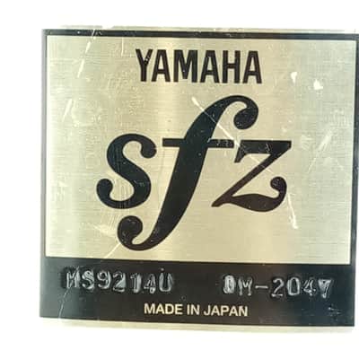 Yamaha 12x14" SFZ 9400 Marching Snare Drum Piano White Japan Die-Cast Rims/Hoops image 2