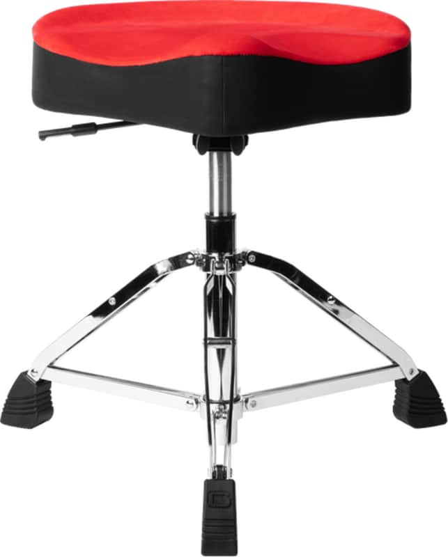 Gator GP-DTH-ASD Percussion Saddle Drum Throne, Red image 1