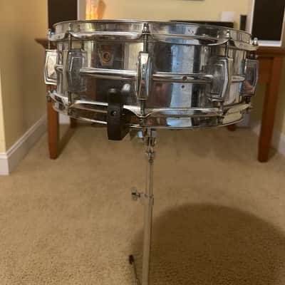 Ludwig LM400 5x14 Supraphonic Snare Drum 1967 - Chrome image 1